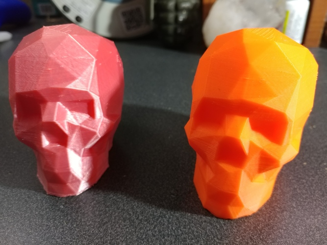 Low Poly Skull 3D Print 23363