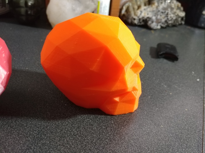 Low Poly Skull 3D Print 23364