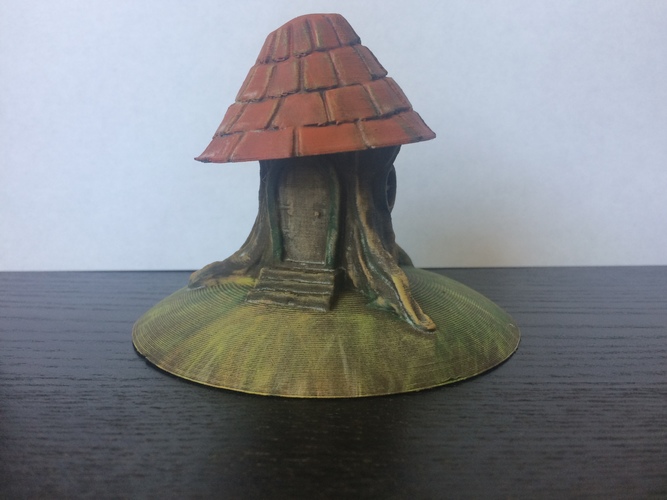 Tree stump house 3D Print 23466