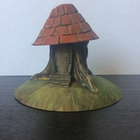 Small Tree stump house 3D Printing 23466