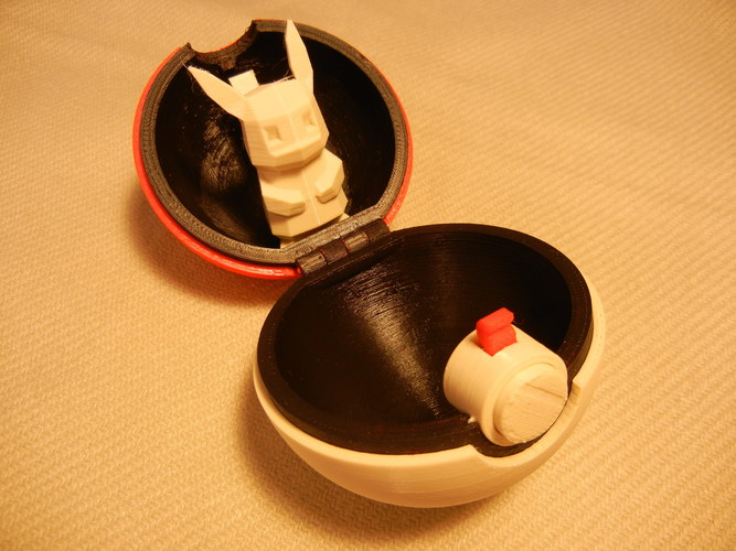 Pokeball (opens and closes) 3D Print 2414
