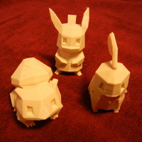 Small Low Poly Pokemon  3D Printing 2415