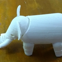 Small Elephant 3D Printing 24342