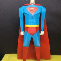 Small Superman Low Poly 3D Printing 24588
