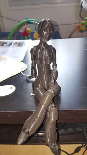 Robot woman "Robotica" 3D Print 24714