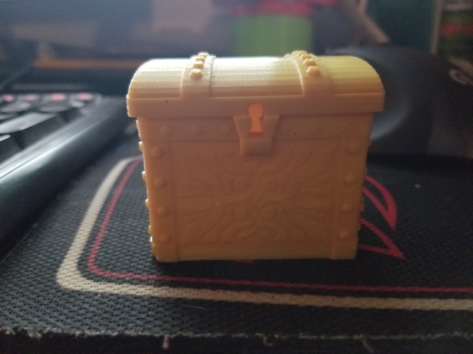 Tresure Chest Dice Case 3D Print 24933