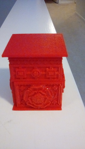 The Tudor Rose Box (with secret lock) 3D Print 24987