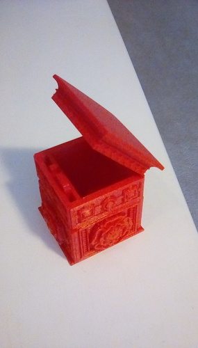 The Tudor Rose Box (with secret lock) 3D Print 24988