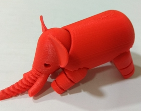 3D Printed Elephant by le FabShop | Pinshape