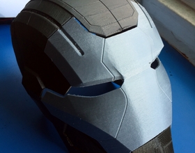 3D Printed Iron Patriot Helmet (Iron Man) by killonious | Pinshape