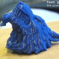 Small Wolf head 3D Printing 25203