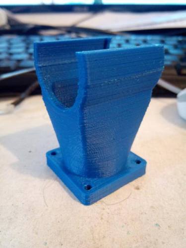 E3D V5 Fan Duct for MendelMax standard X Carriage 3D Print 2524