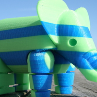 Small Elephant 3D Printing 2531