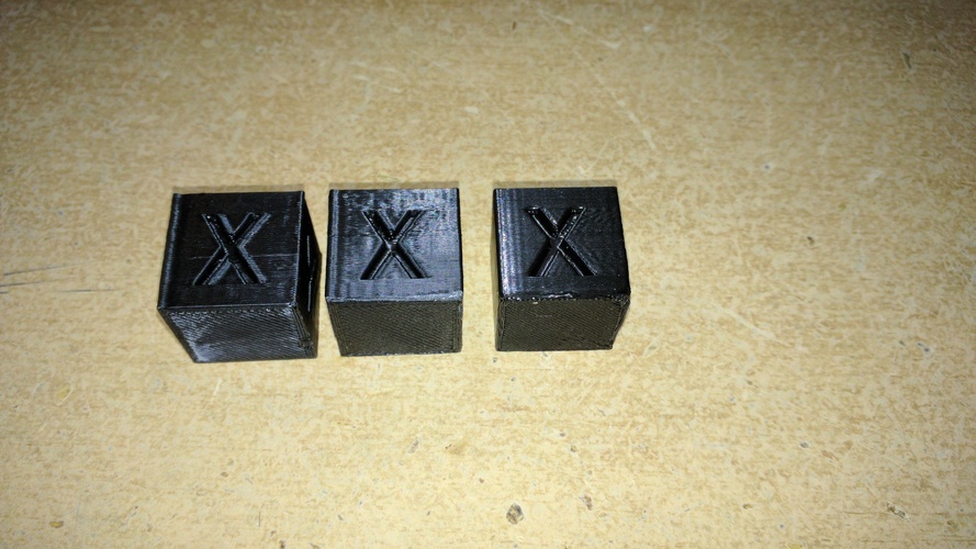 XYZ 20mm Calibration Cube 3D Print 25386