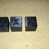 Small XYZ 20mm Calibration Cube 3D Printing 25386