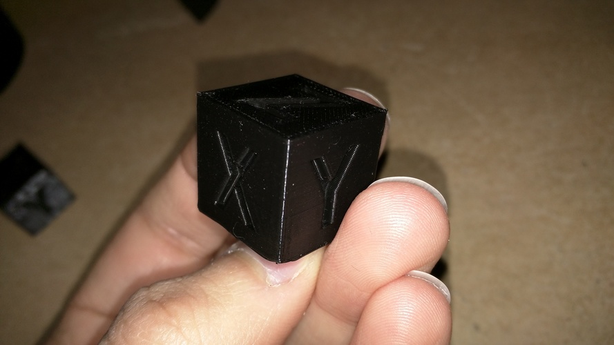 XYZ 20mm Calibration Cube 3D Print 25387