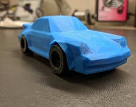 3D Printed Low-Poly 911 Turbo by DominimaDesign/Turtleman | Pinshape