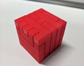 3D Printed Printable Interlocking Puzzle #4 - Level 11 by richgain by ...