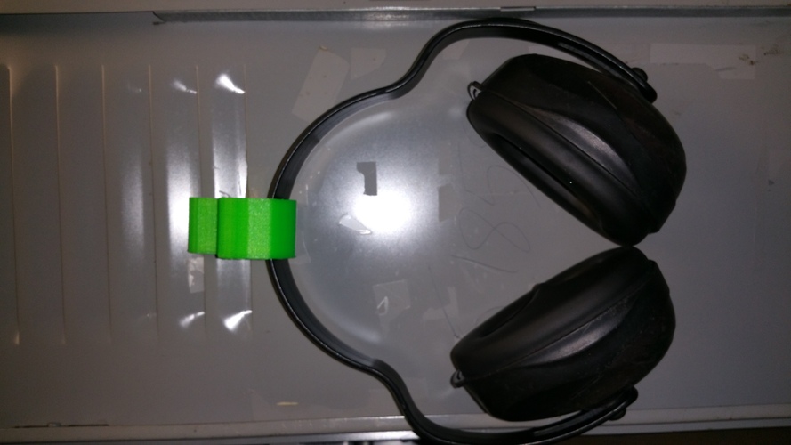 Original Belt Clip Headphone/ Hearing Protection Holder 3D Print 275