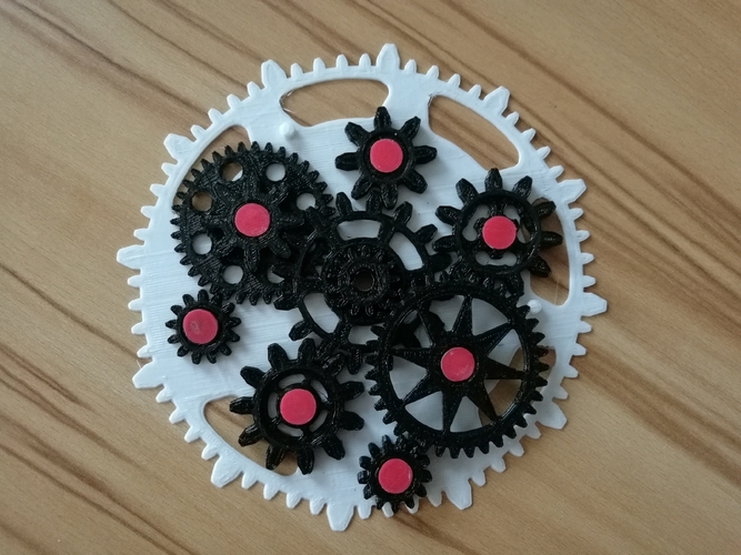 GEAR CLOCK 3D Print 28184