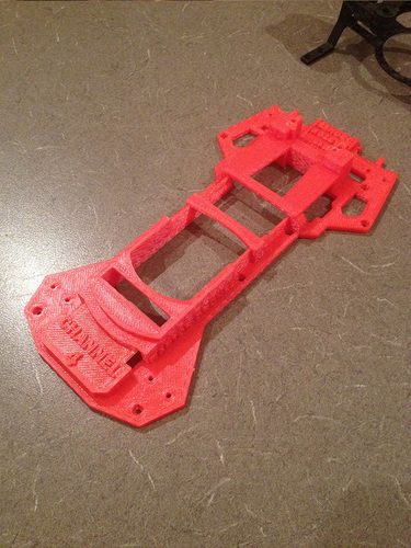 Walkera Runner 250 Upper 'News Van' Tray Reinforcement 3D Print 2949