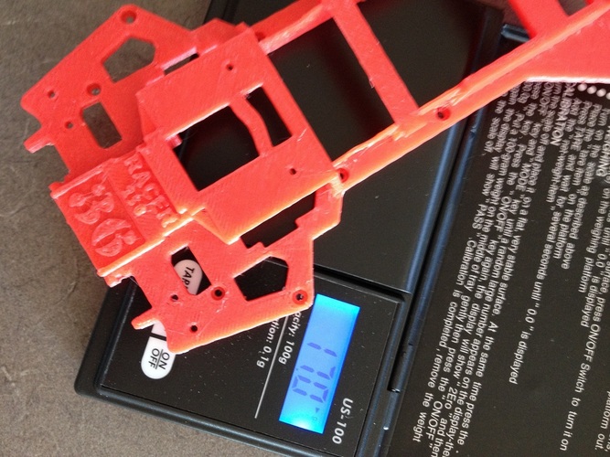 Walkera Runner 250 Upper 'News Van' Tray Reinforcement 3D Print 2952