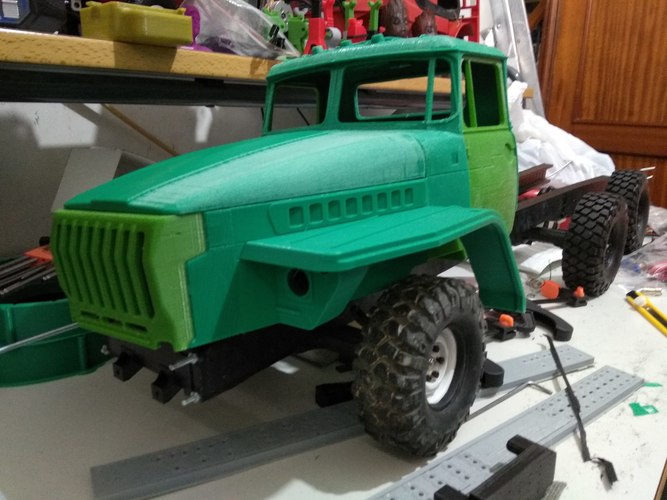 6x6 crawler truck radicontrol 3D print model 3D Print 30563