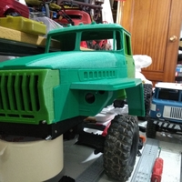 Small 6x6 crawler truck radicontrol 3D print model 3D Printing 30565