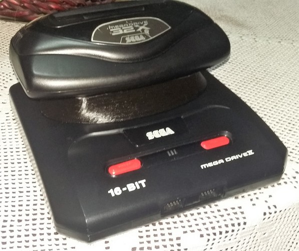 Spacer to Sega Mega Drive II with 32X 3D Print 30576