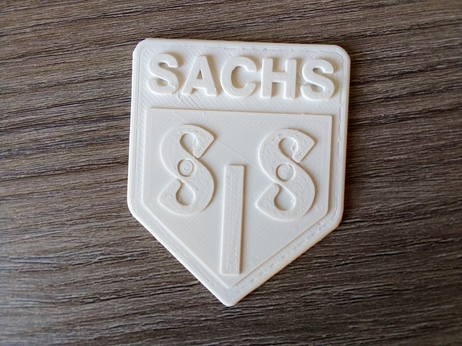 SACHS Symbol 3D Print 30579