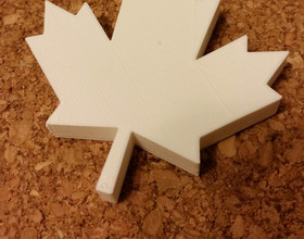 Pin Maple Leaf Magnet 3D Print 3058