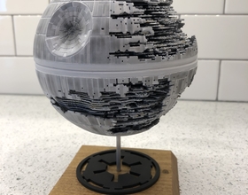 3D Printed Star Wars Death Star by Doodle_Monkey | Pinshape