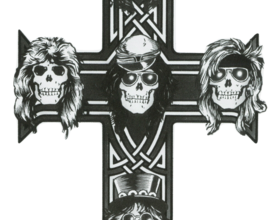 3D Printed Guns and Roses Appetite for destruction Cross by Marcus ...