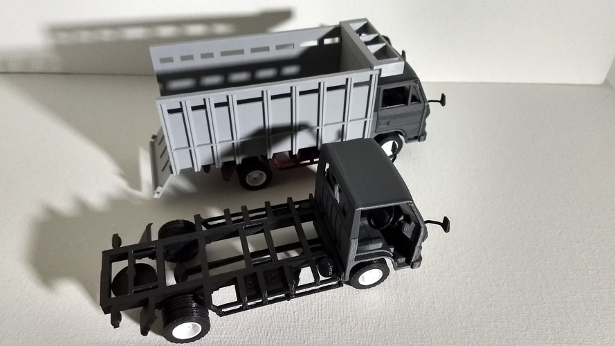 Classic Transport Truck No Support 3D Print 30985