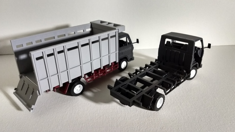 Classic Transport Truck No Support 3D Print 30986