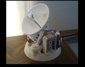 Pin container desktop satellite antenna 3d printing 105442