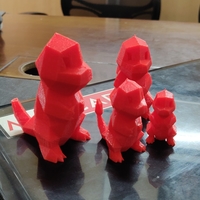 Small Low Poly Pokemon  3D Printing 31852