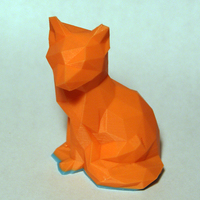 Small Low Poly Fox 3D Printing 3217