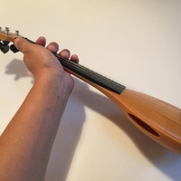 Small Gourd Shaped Ukulele with Conventional Headstock (Updated) 3D Printing 3230