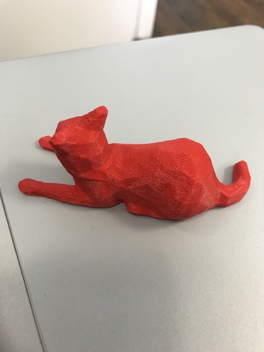 Low Poly Cat 3D Print 33347
