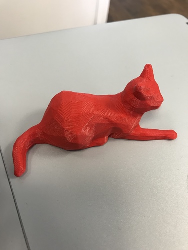 Low Poly Cat 3D Print 33349