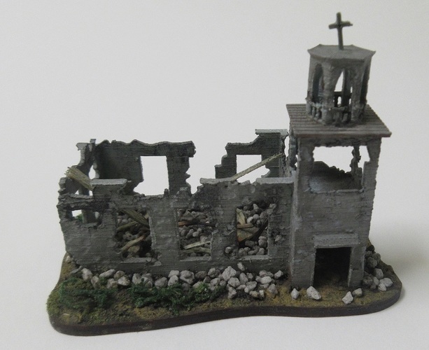Ruined church 3D Print 34097