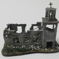 Small Ruined church 3D Printing 34097