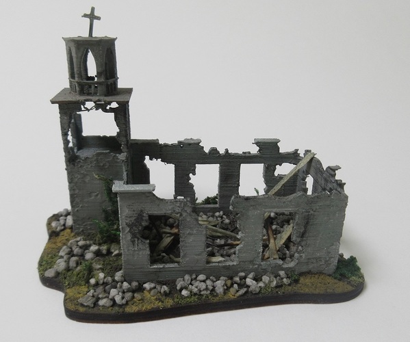 Ruined church 3D Print 34099