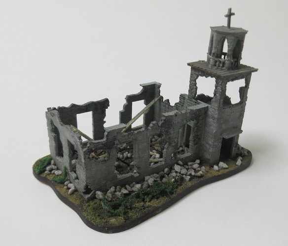 Ruined church 3D Print 34101