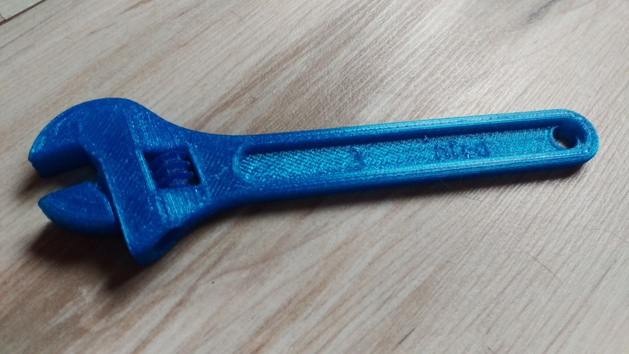 Fully assembled 3D printable wrench 3D Print 3562