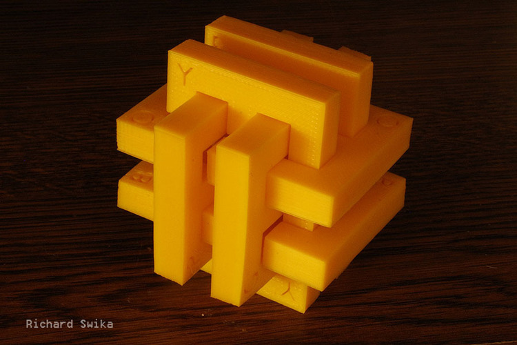 Gordian Knot Puzzle 3D Print 3589