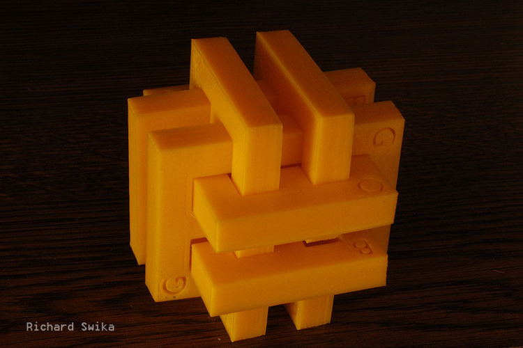 Gordian Knot Puzzle 3D Print 3590