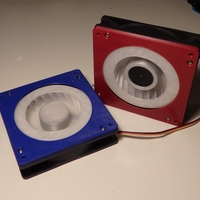 Small High Pressure PC fan Kit - more than 100% boost 3D Printing 36147