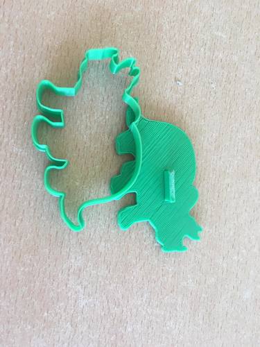 Dinosaurs- Trirog stamp-Cookie cutters-100mm (Free) 3D Print 36969